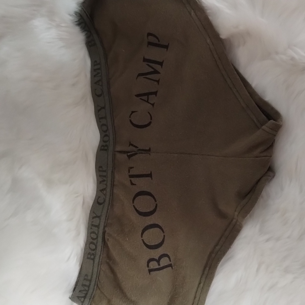 #8 BOOTY CAMP ARMY GREEN "BOY SHORT" style Panties 4 ur BOOTY CALL